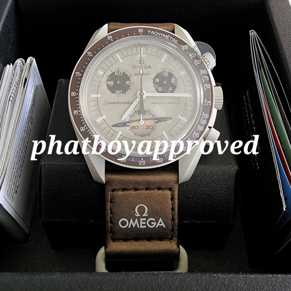 Swatch X Omega Saturn
